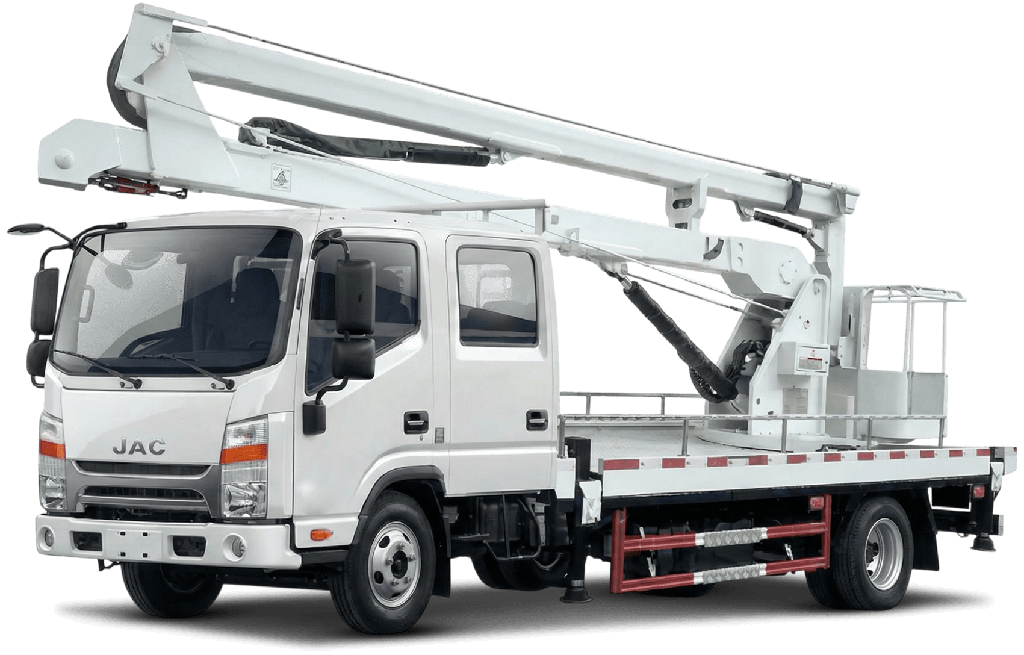 CAMION ELEVADOR 1042 DOBLE CABINA CON BRAZO 20M