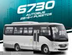 AUTOBUS HFF6730 DE 28+6+1 PUESTO